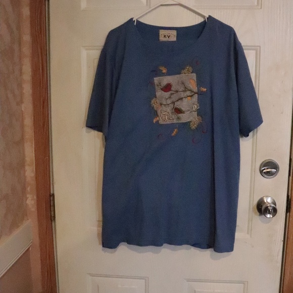 EasyWear KV Blue Pant Suit - Picture 1 of 4